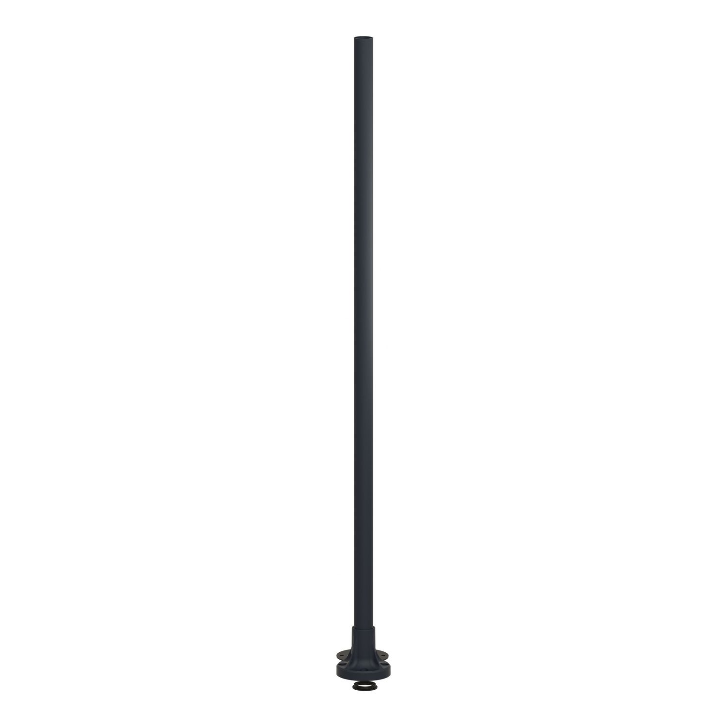 Picture of Fixing base for modular tower lights, Harmony XVB, plastic, Ø70, 780mm black aluminium support tube + black fixing plate