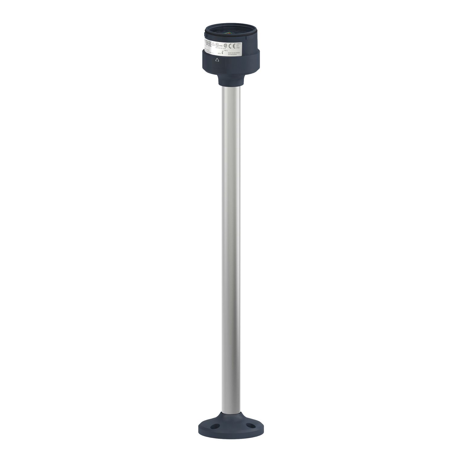 Picture of Fixing plate with 400mm aluminium pole for modular tower lights, Harmony XVU, black, 60mm