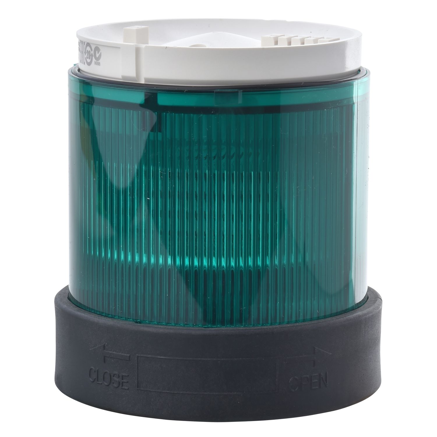 Picture of Indicator bank, Harmony XVB, illuminated unit, plastic, green, 70mm, steady, integral LED, 24V AC/DC