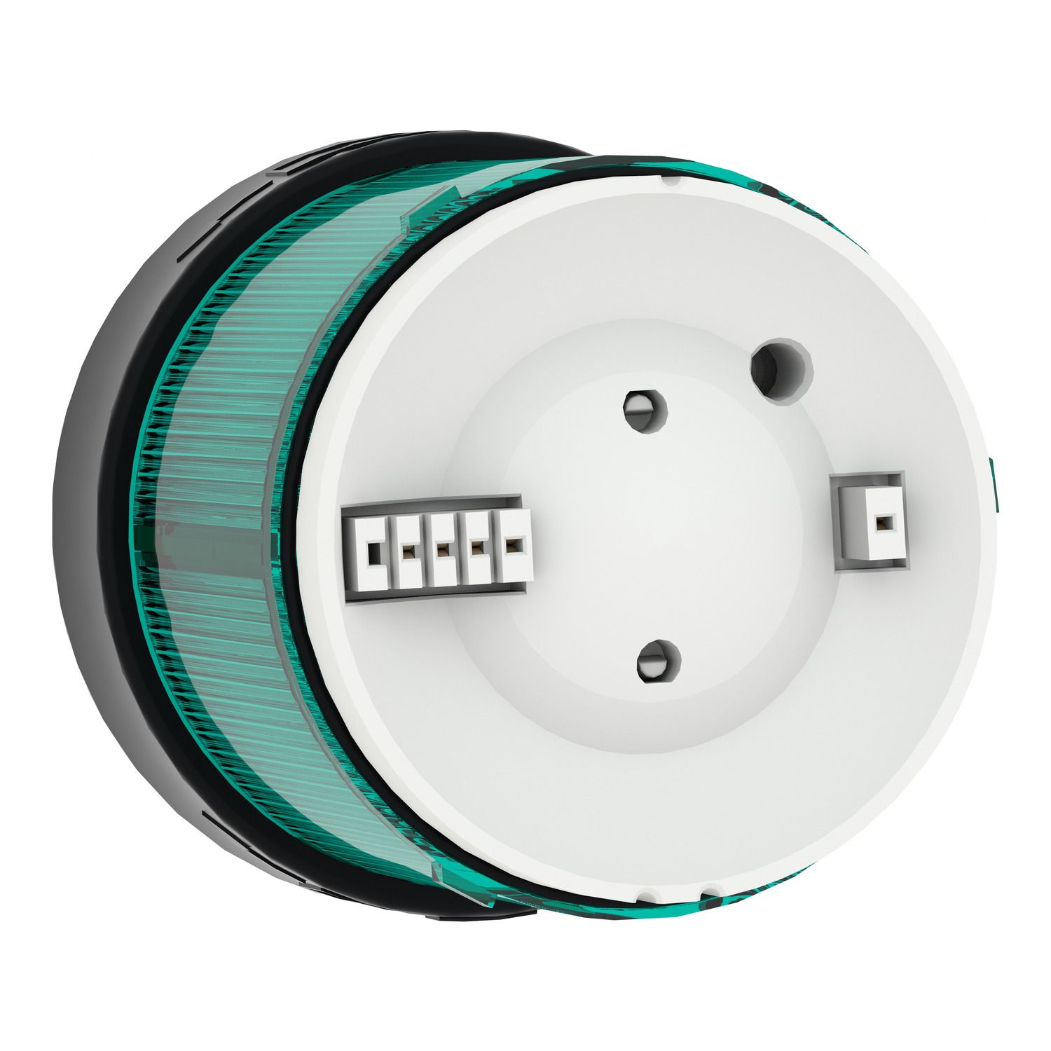 Picture of Indicator bank, Harmony XVB, illuminated unit, plastic, green, 70mm, steady, bulb or LED not included, 250V