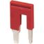 Picture of Reduction bridge screw to screw, Linergy TR terminals blocks, for connecting 35mmÂ² spring to 2.5/4mmÂ² screw terminal, red