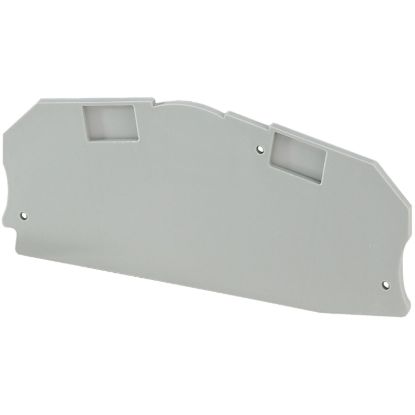 Picture of Cover plate, Linergy TR, 2 points, 2.2mm thickness, for TRV screw terminal block, 6mmÂ², grey, Set of 50