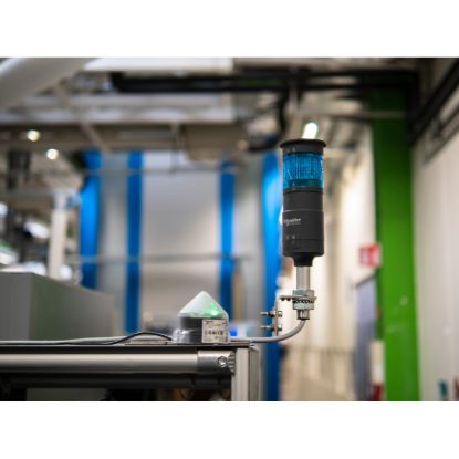 Picture of Fixing metal bracket with 100mm aluminium pole for modular tower lights, Harmony XVU, black, 60mm