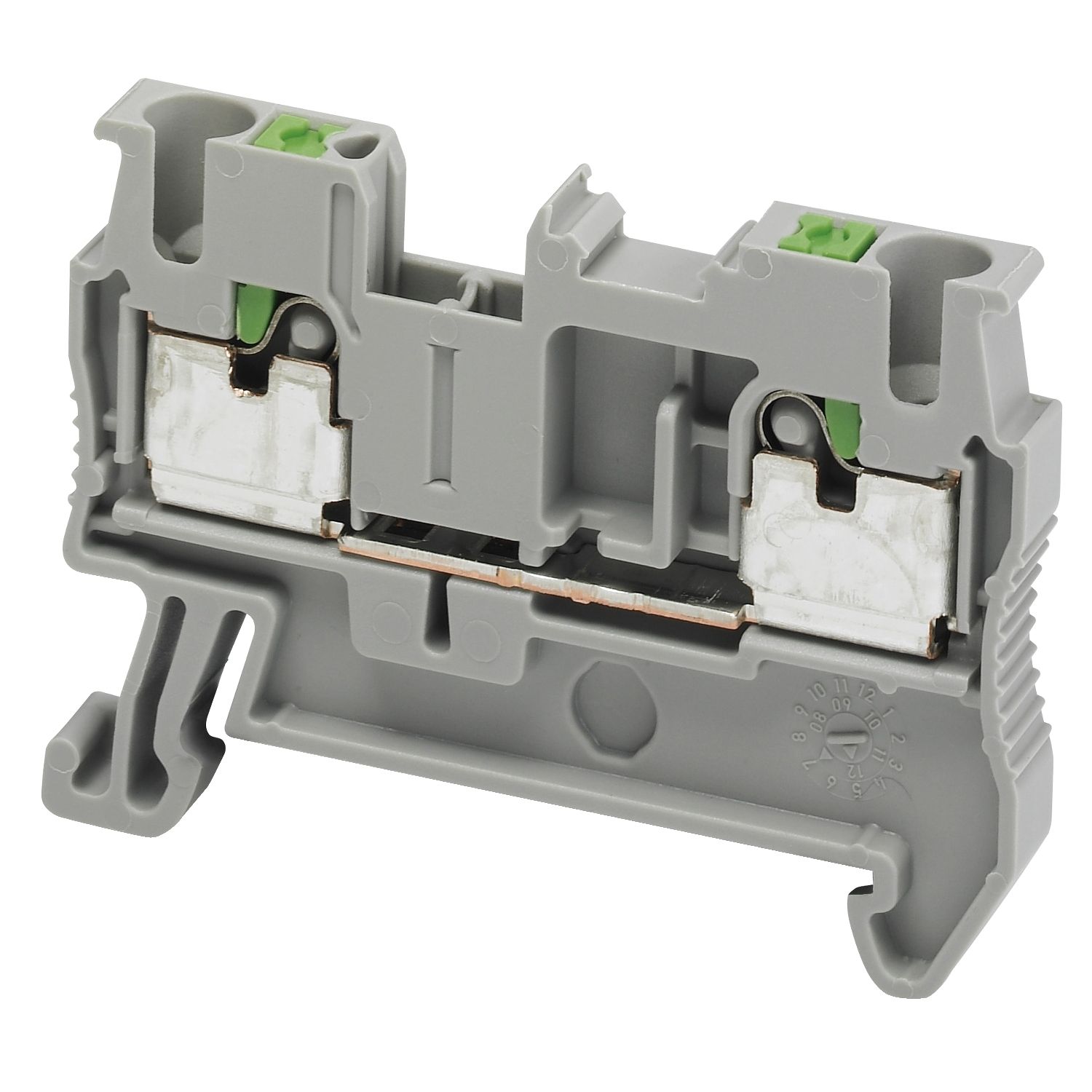 Picture of Terminal block, Linergy, Linergy TR, push-in type, feed through, 2 points, 2.5mm², grey, set of 50