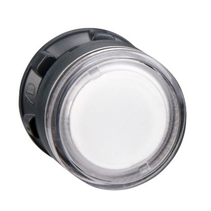 Picture of Head for illuminated push button, Harmony XB5, clear flush, 22mm, BA9s bulb, spring return, unmarked