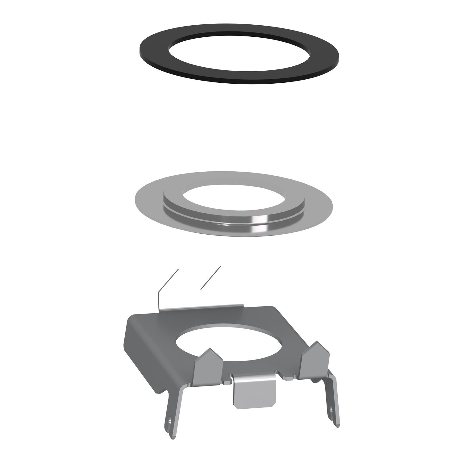 Picture of Mounting kit, Harmony XB4, metal adaptation, 30mm to 22mm, mounting and fixing accessory