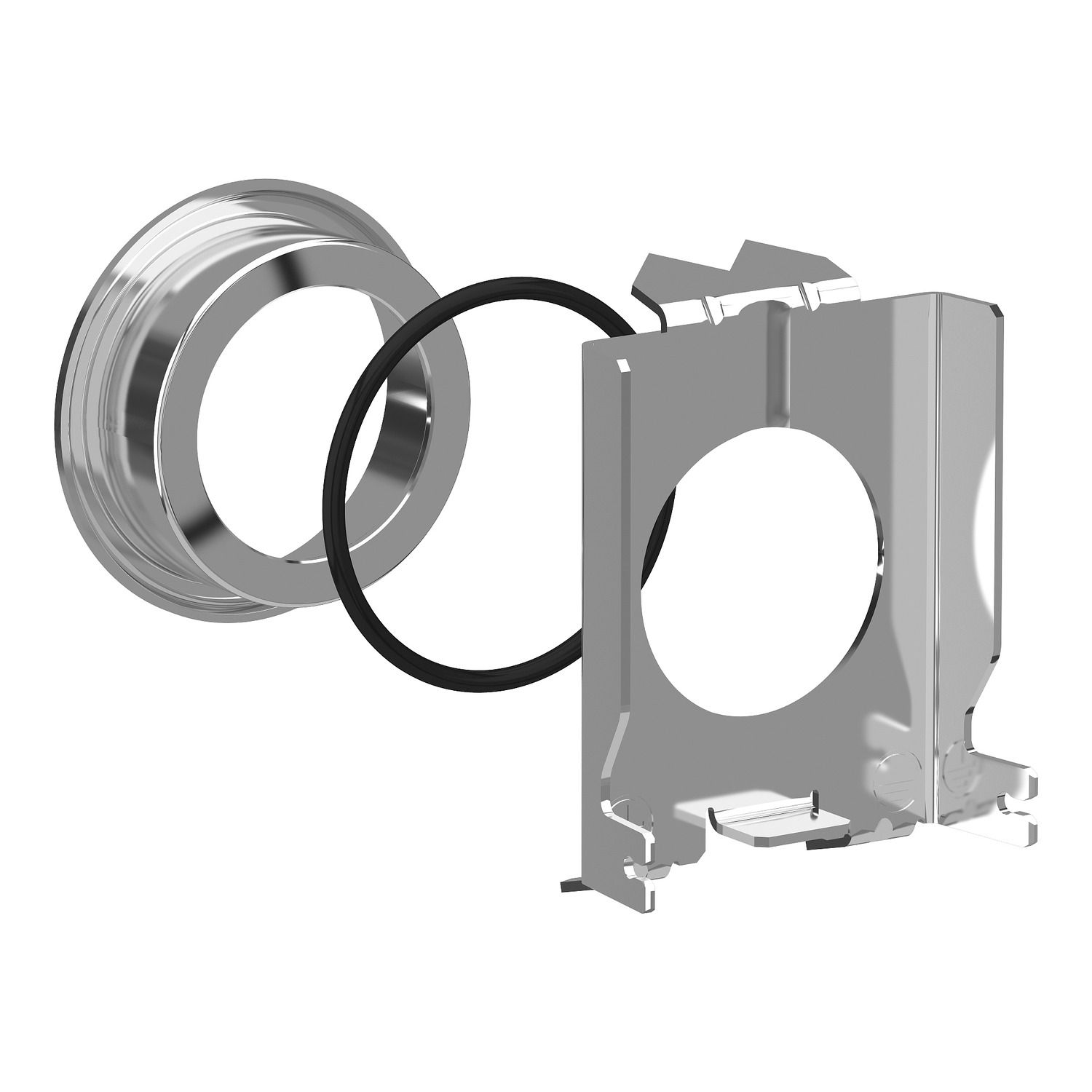 Picture of Flush mounting kit 30mm for push button and pilot light 22mm, Harmony XB4, Harmony XB4, metal