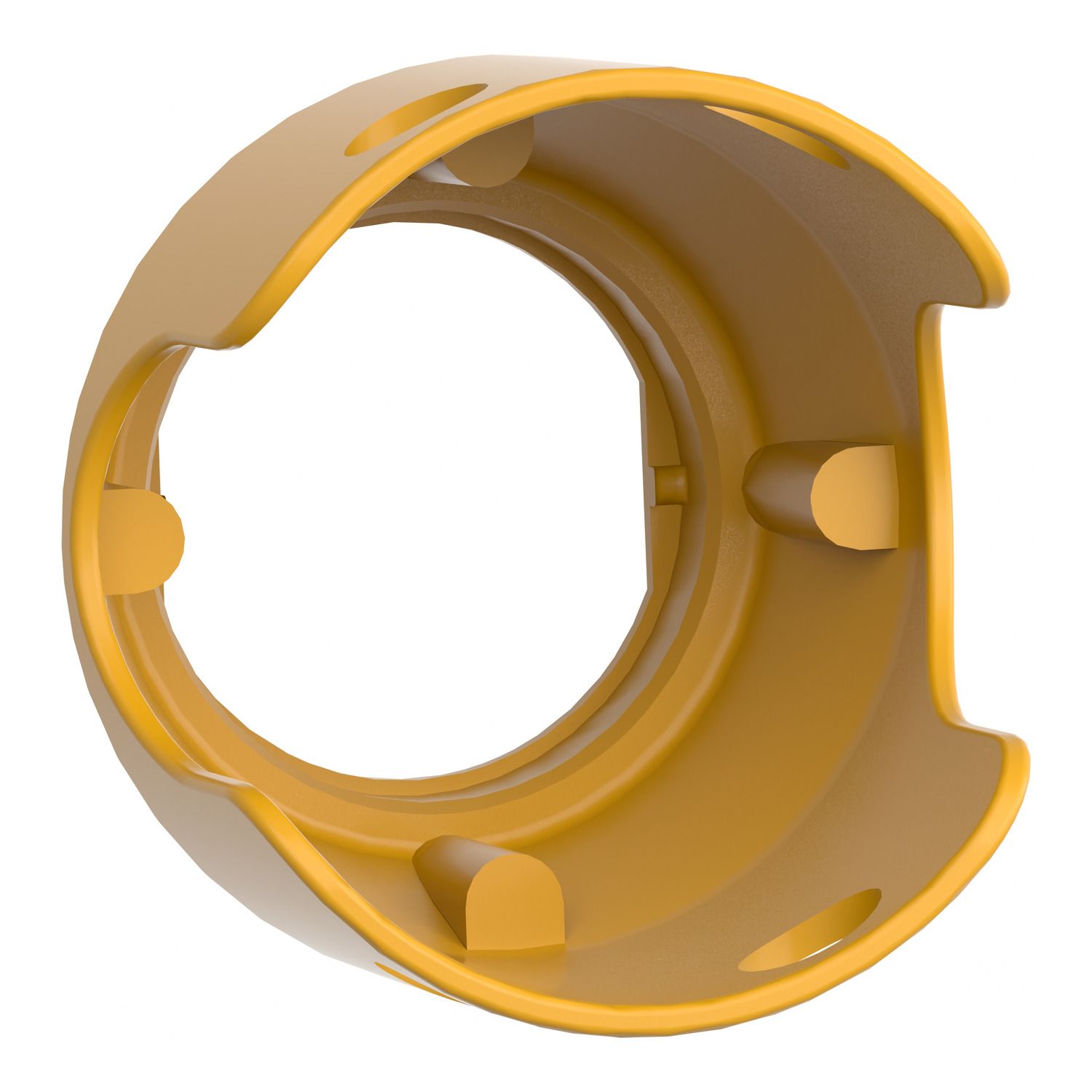 Picture of Padlockable guard for mushroom head 40mm, Harmony XB4, metal, yellow