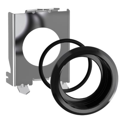 Picture of Flush mounting kit, Harmony XB4, metal, black, for push button and pilot light 22mm