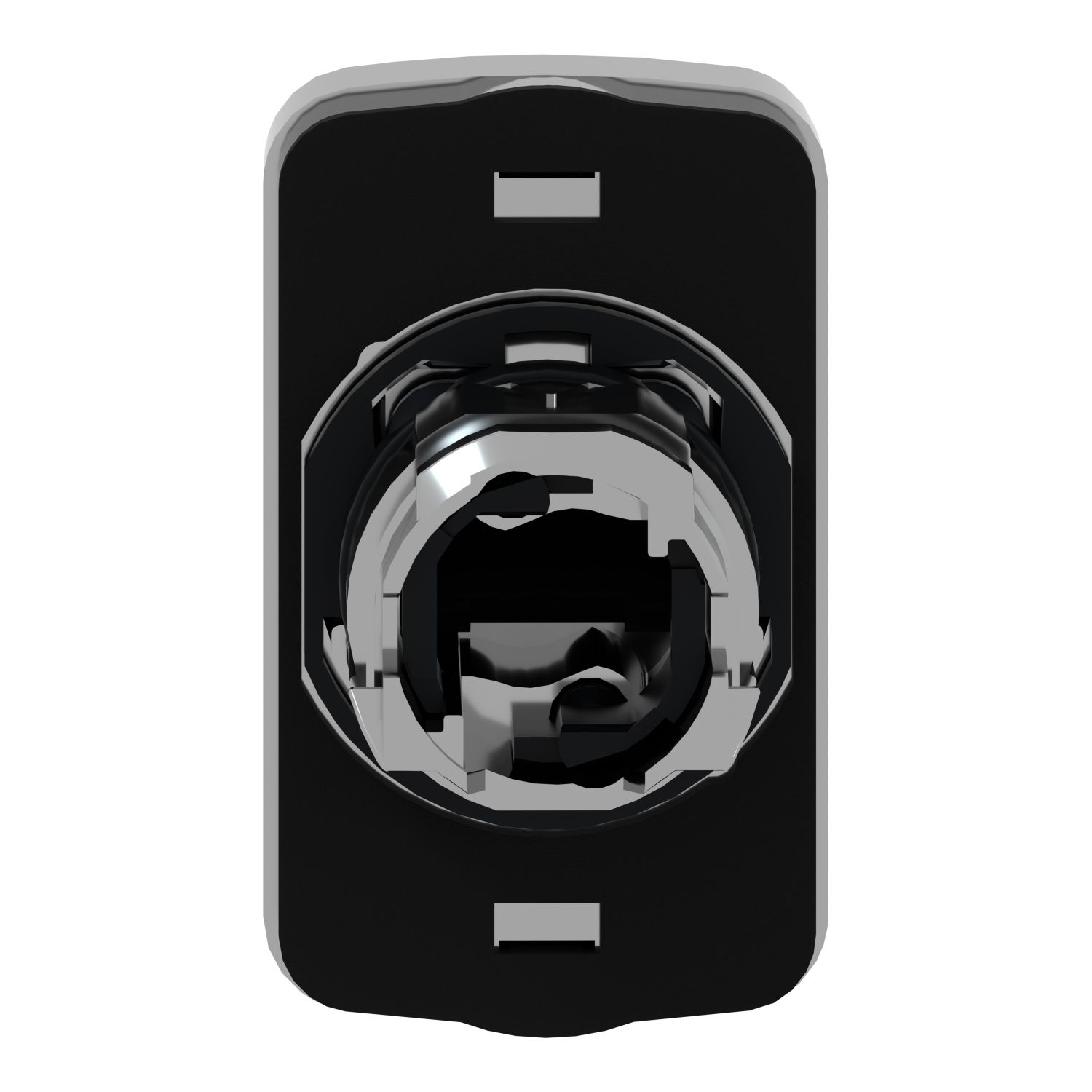 Picture of Head for double headed push button, Harmony XB4, metal, 22mm, 1 green flush unmarked+1 red flush unmarked