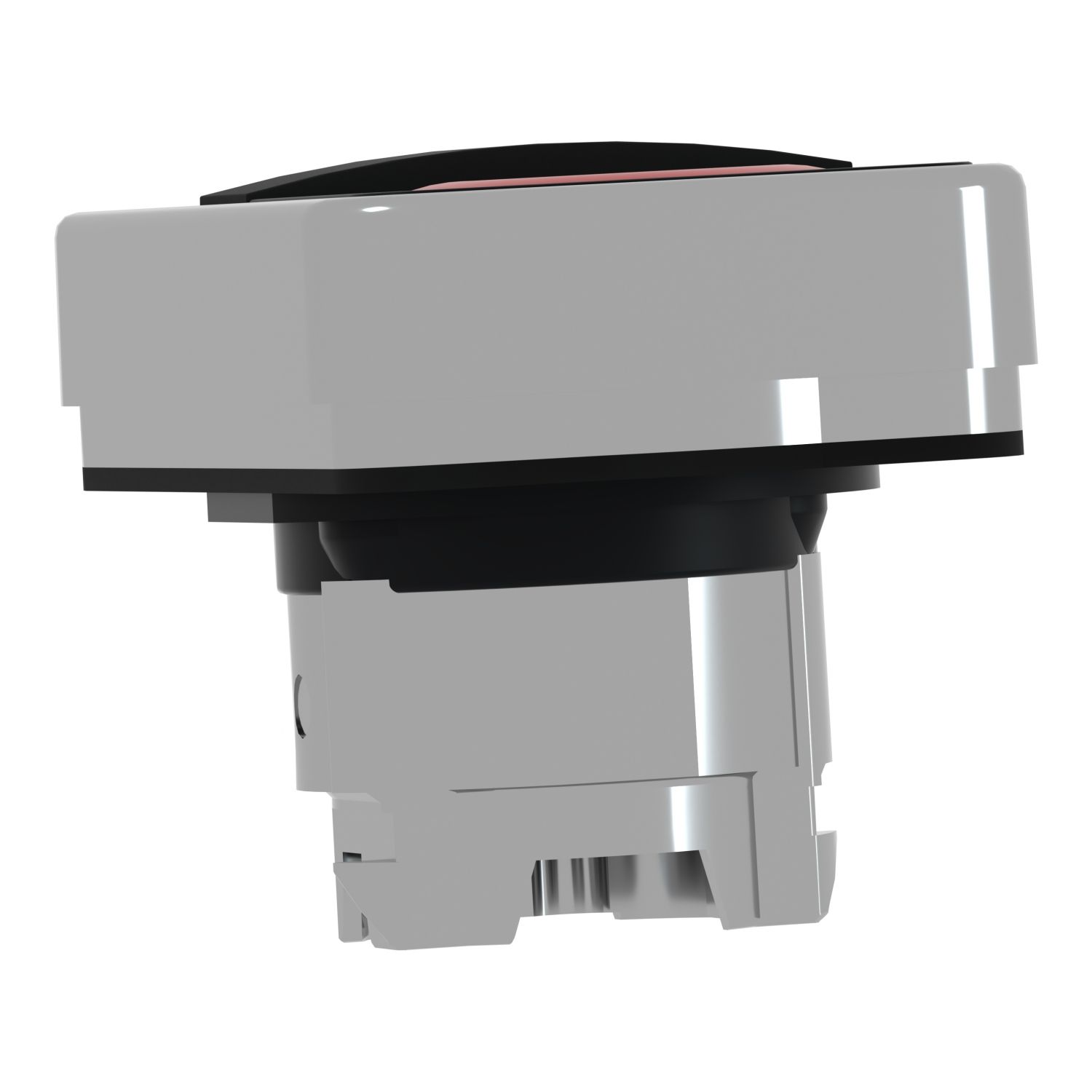 Picture of Head for double headed push button, Harmony XB4, metal, 22mm, 1 green flush marked I + 1 red flush marked O