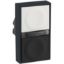 Picture of white flush/black flush illuminated double-headed pushbutton Ø22 unmarked