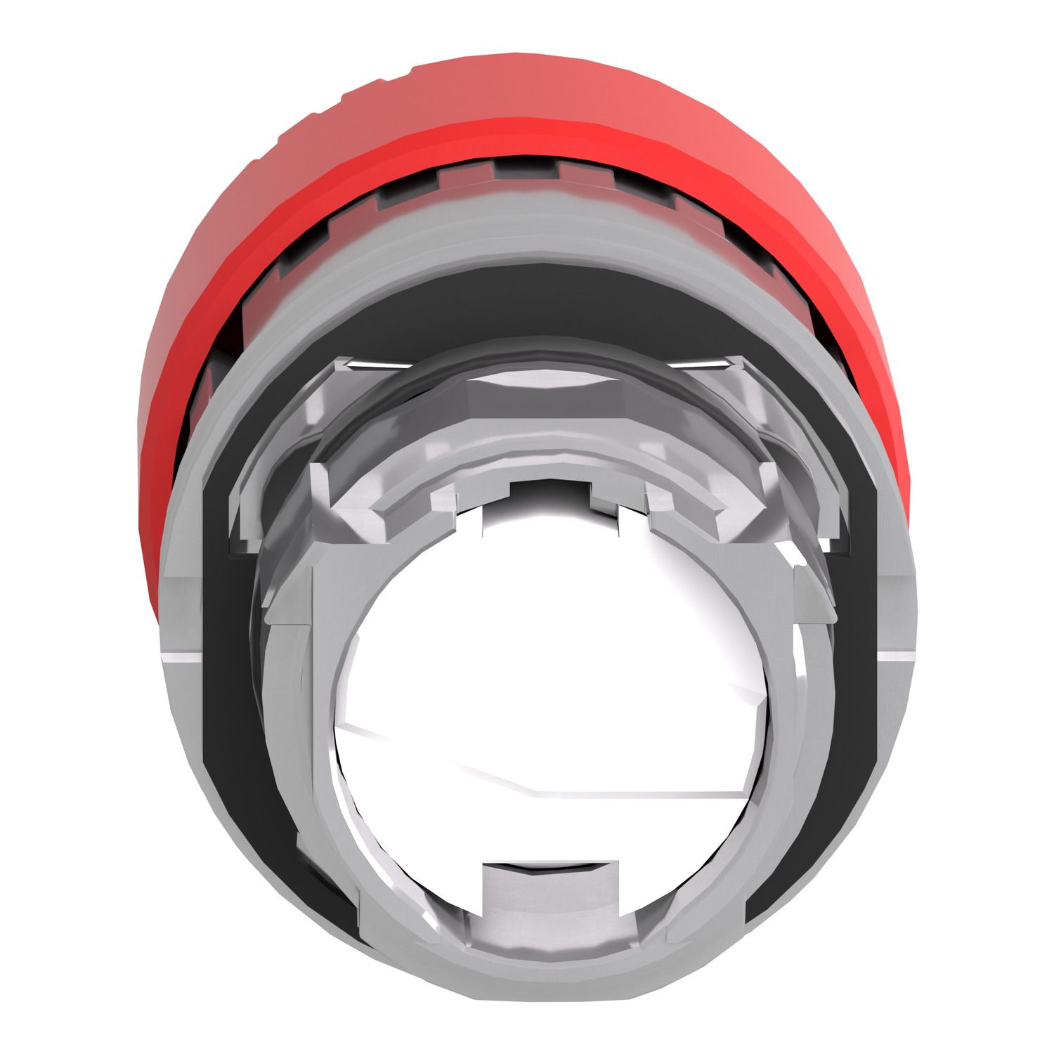 Picture of Emergency stop head, Harmony XB4, switching off, metal, red mushroom 30mm, 22mm, trigger latching turn to release