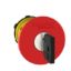 Picture of Emergency stop head, Harmony XB5, switching off, plastic, red mushroom 40mm, 22mm, trigger latching key release