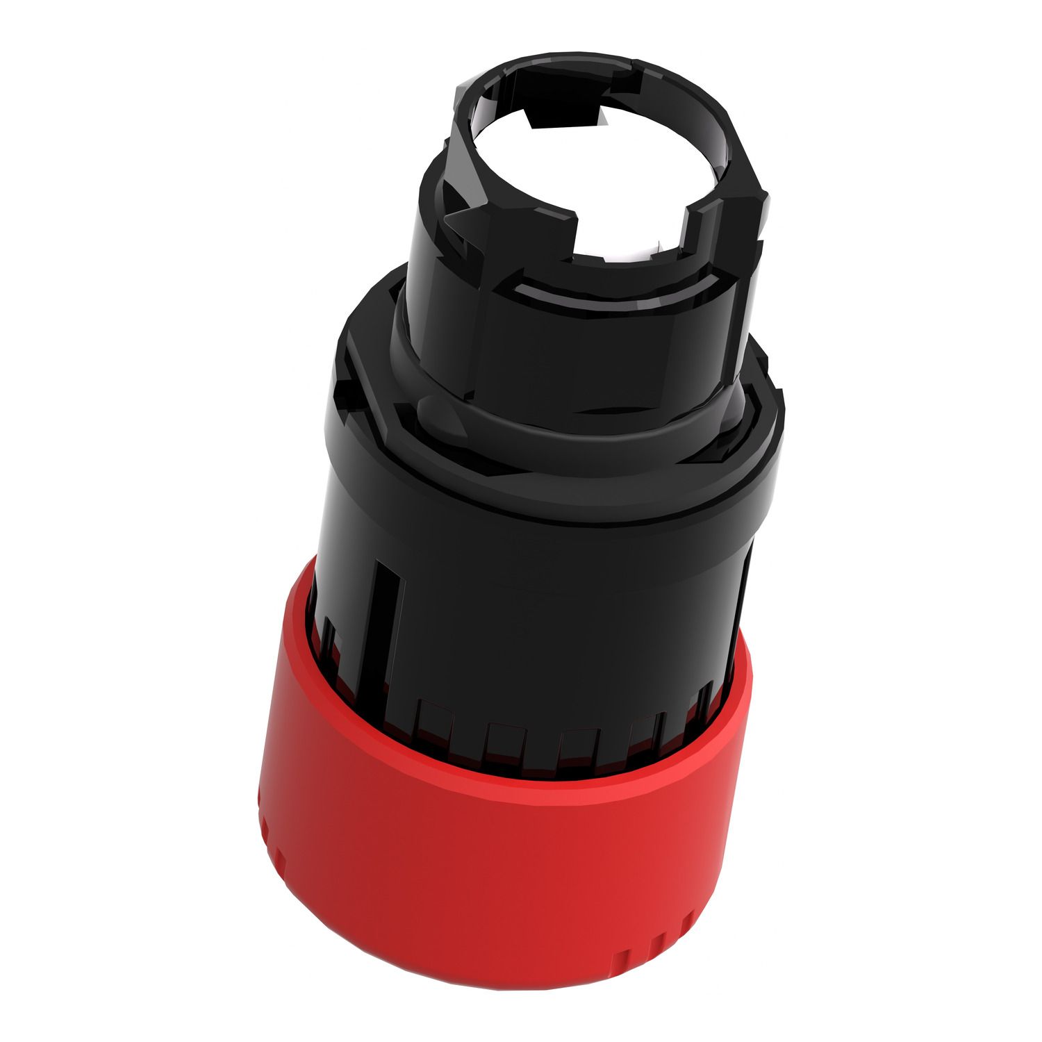Picture of Emergency stop head, Harmony XB4, switching off, black metal, red mushroom 30mm, 22mm, trigger latching turn to release