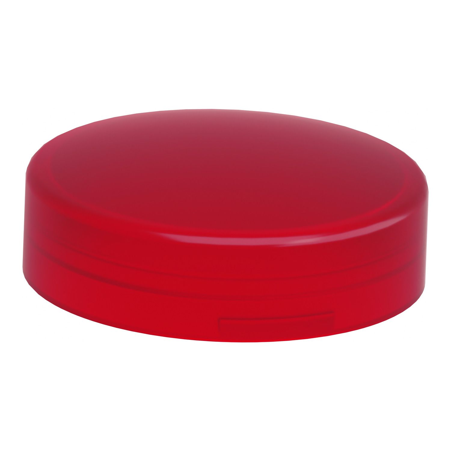 Picture of Head for pilot light, Harmony XB4, Harmony XB5, red, 22mm, universal LED, plain lens, unmarked