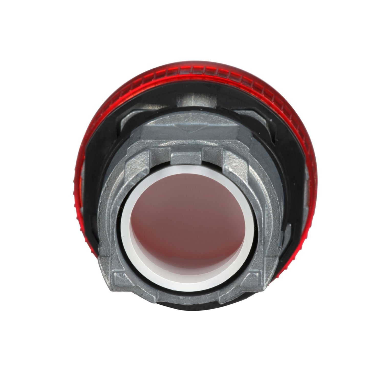 Picture of Head for pilot light, Harmony XB4, metal, red, 22mm, plain lens for BA9s bulb