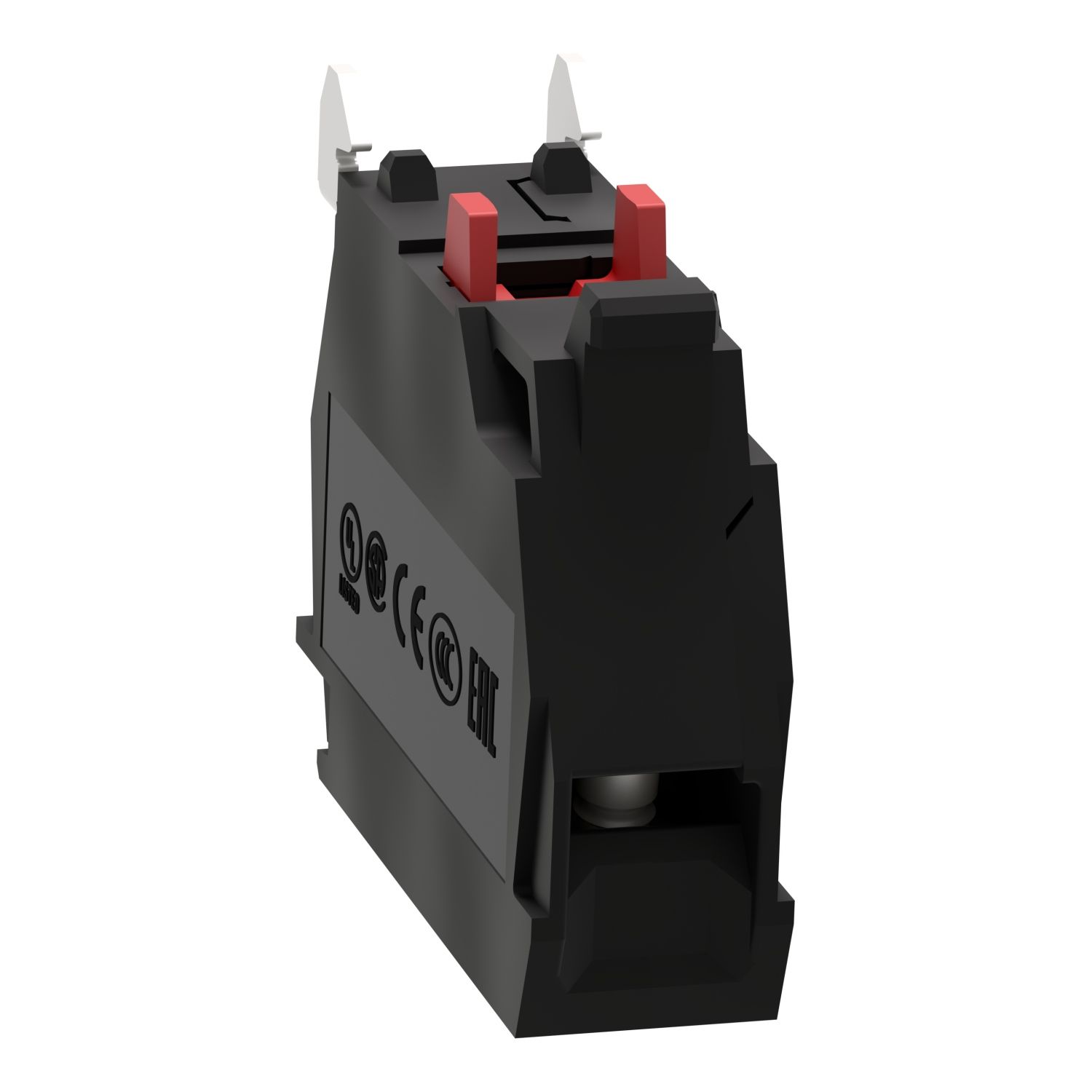 Picture of Single contact block, Harmony XB4, silver alloy, screw clamp terminal, 1NC