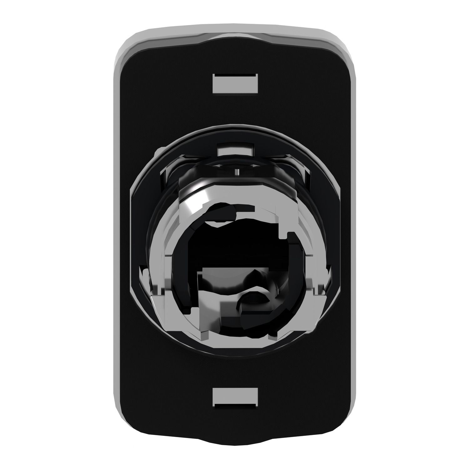 Picture of Head for double headed push button, Harmony XB4, metal, 22mm, 1 green flush marked I + 1 red projecting marked O