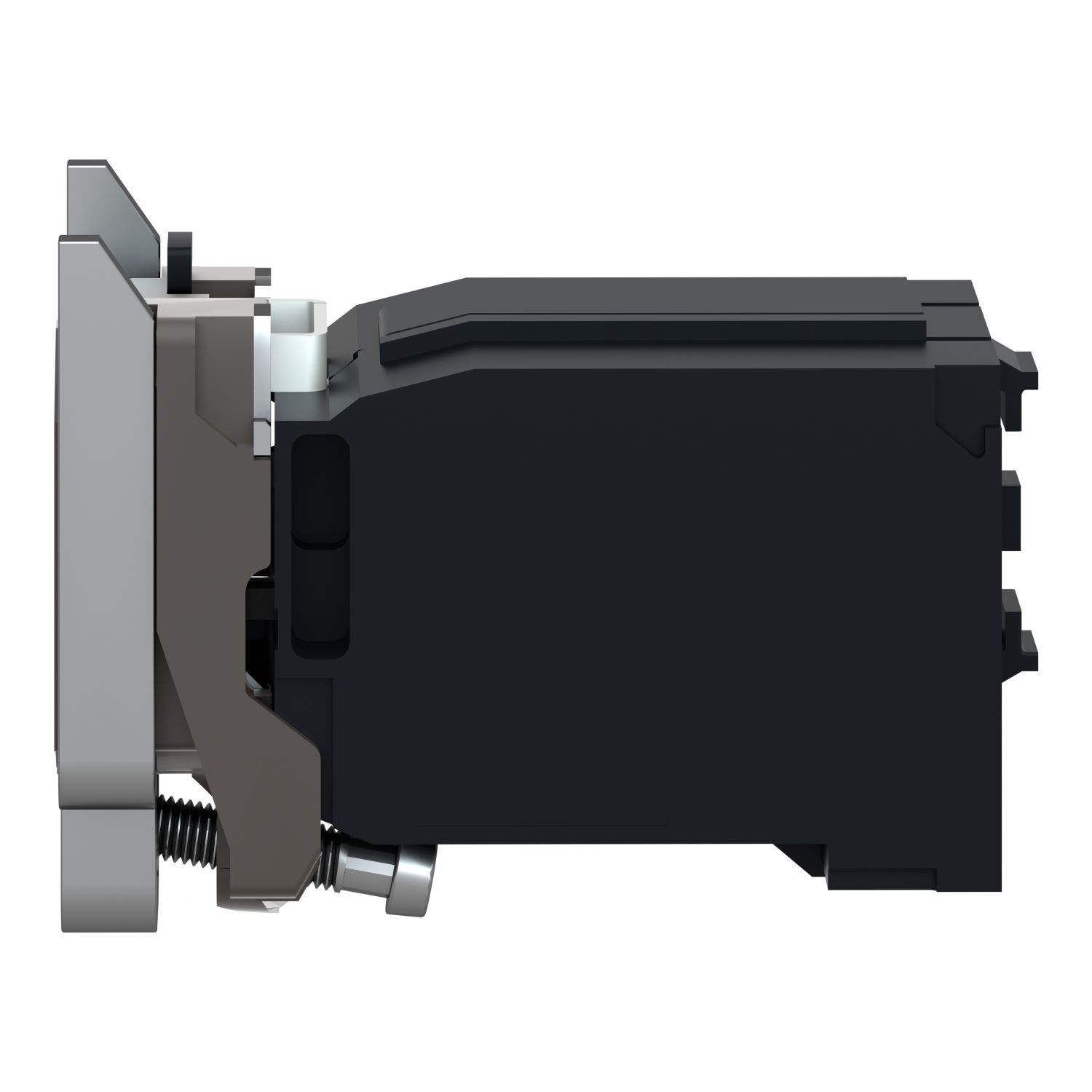 Picture of Light block with body fixing collar, Harmony XB4, metal, with BA9s bulb, 400V AC