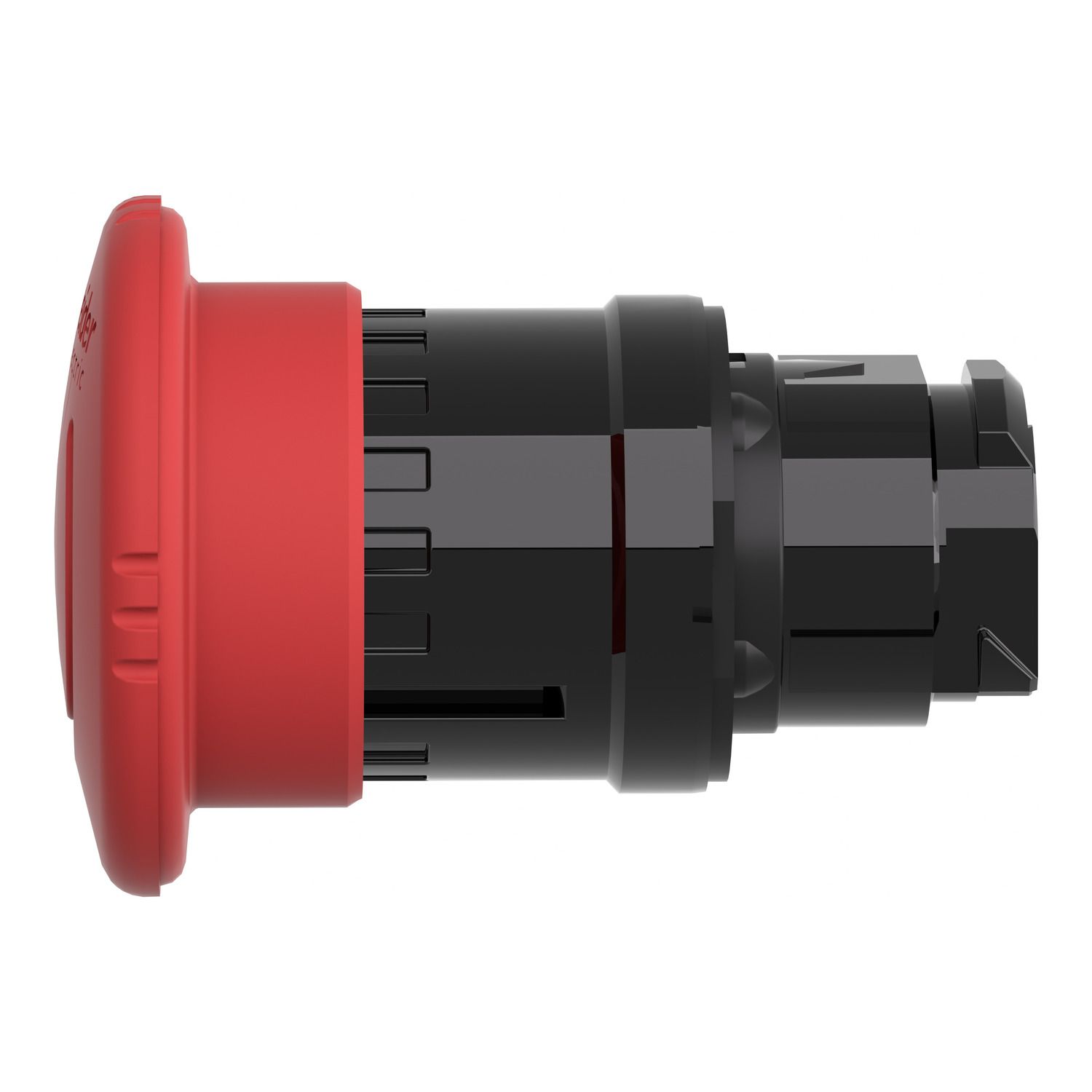 Picture of Emergency stop head, Harmony XB4, switching off, black metal, red mushroom 40mm, 22mm, trigger latching turn to release