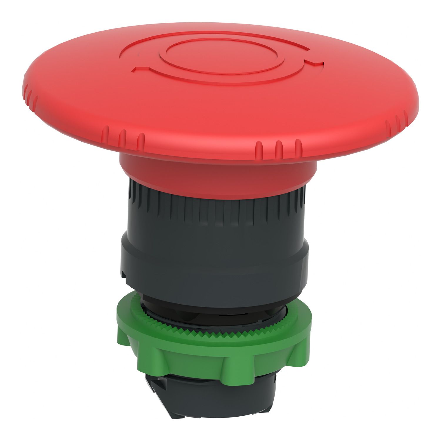 Picture of Emergency stop head, Harmony XB5, switching off, plastic, red mushroom 60mm, 22mm, trigger latching turn to release
