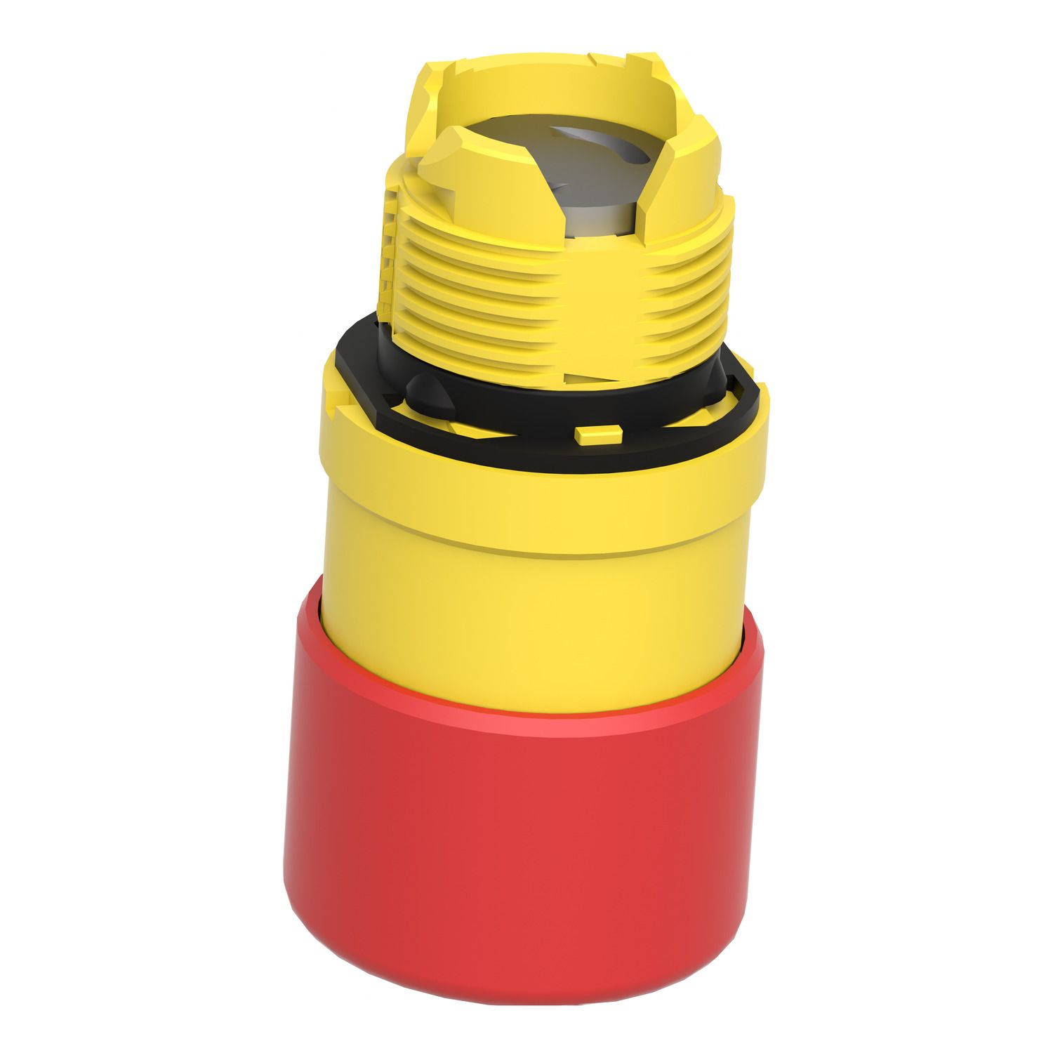 Picture of Emergency stop head switching off, Harmony XB5, plastic, red, mushroom 30mm, 22mm, trigger latching push pull