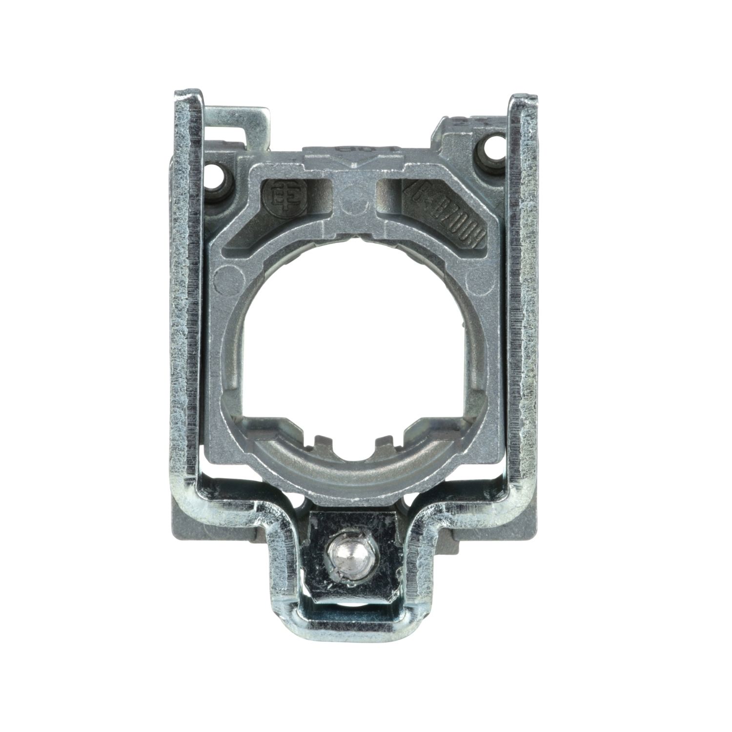 Picture of Body/fixing collar for electrical block, Harmony XB4, metal