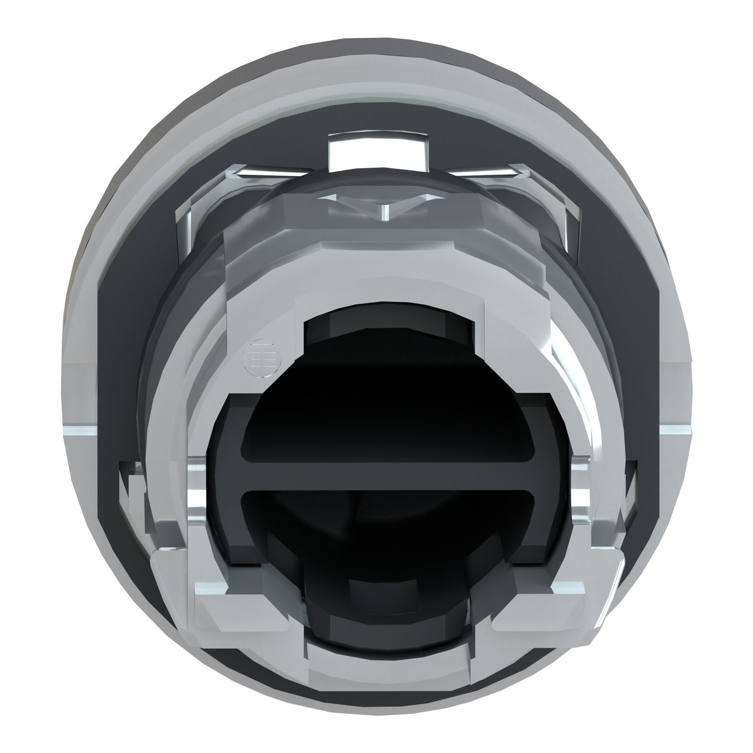 Picture of Toggle switch head, Harmony XB4, metal, black, 22mm, 2 positions, stay put