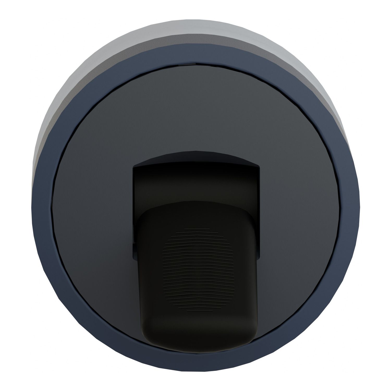 Picture of Toggle switch head, Harmony XB4, metal, black, 22mm, 2 positions, stay put