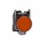 Picture of Pilot light, Harmony XB4, grey plastic, orange, 22mm, universal LED, plain lens, 230...240V AC