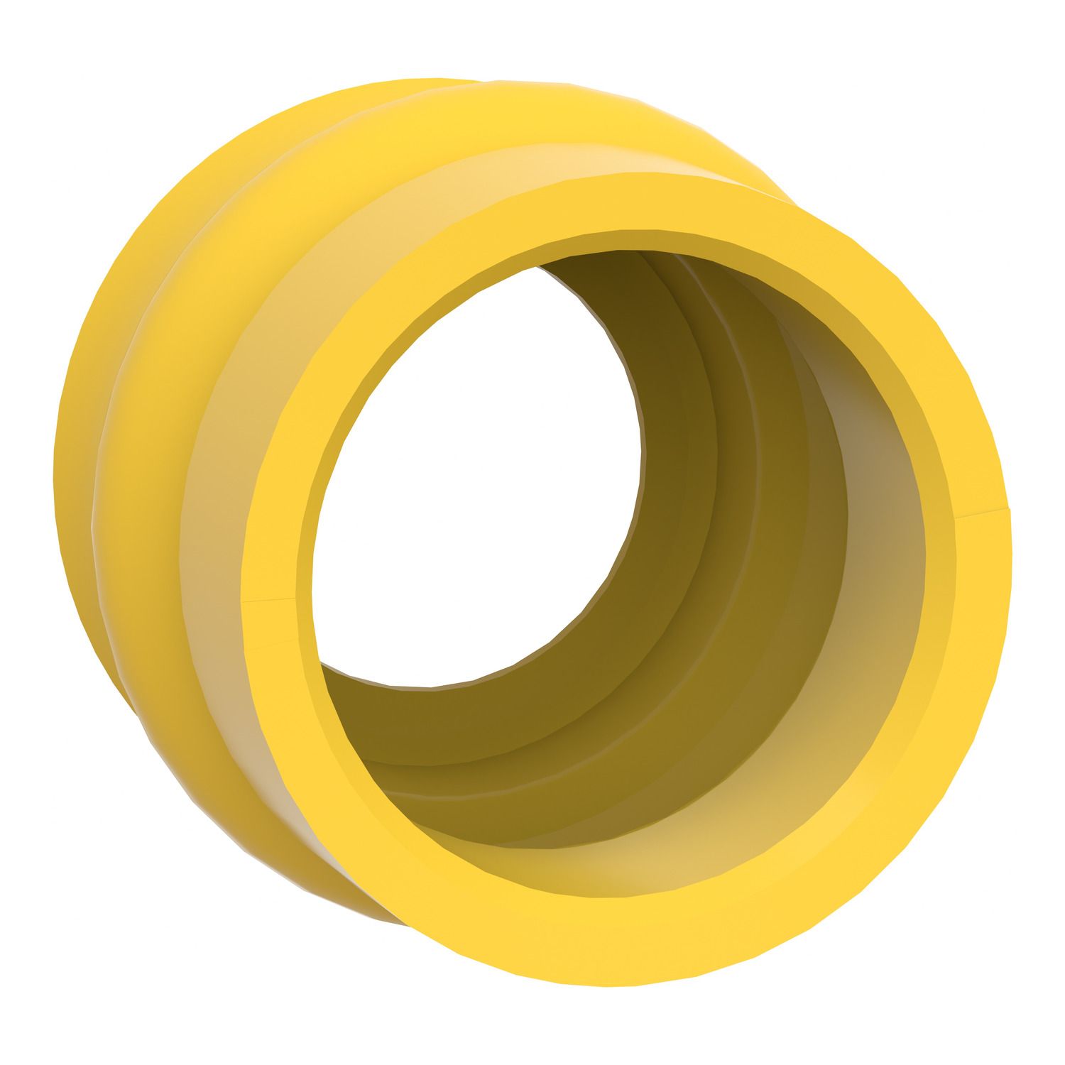 Picture of Bellow seal, Harmony XB4, silicone, yellow, for emergency stop to switching off function, for harsh environments