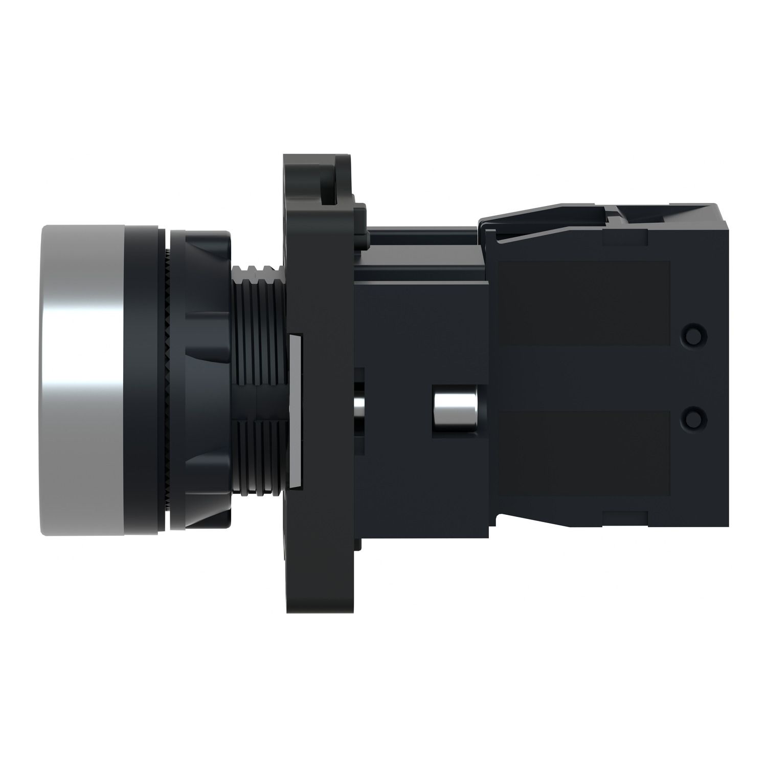 Picture of Complete push button, Easy Harmony XA2, plastic, flush, red, 22mm, push push, unmarked, 1NC