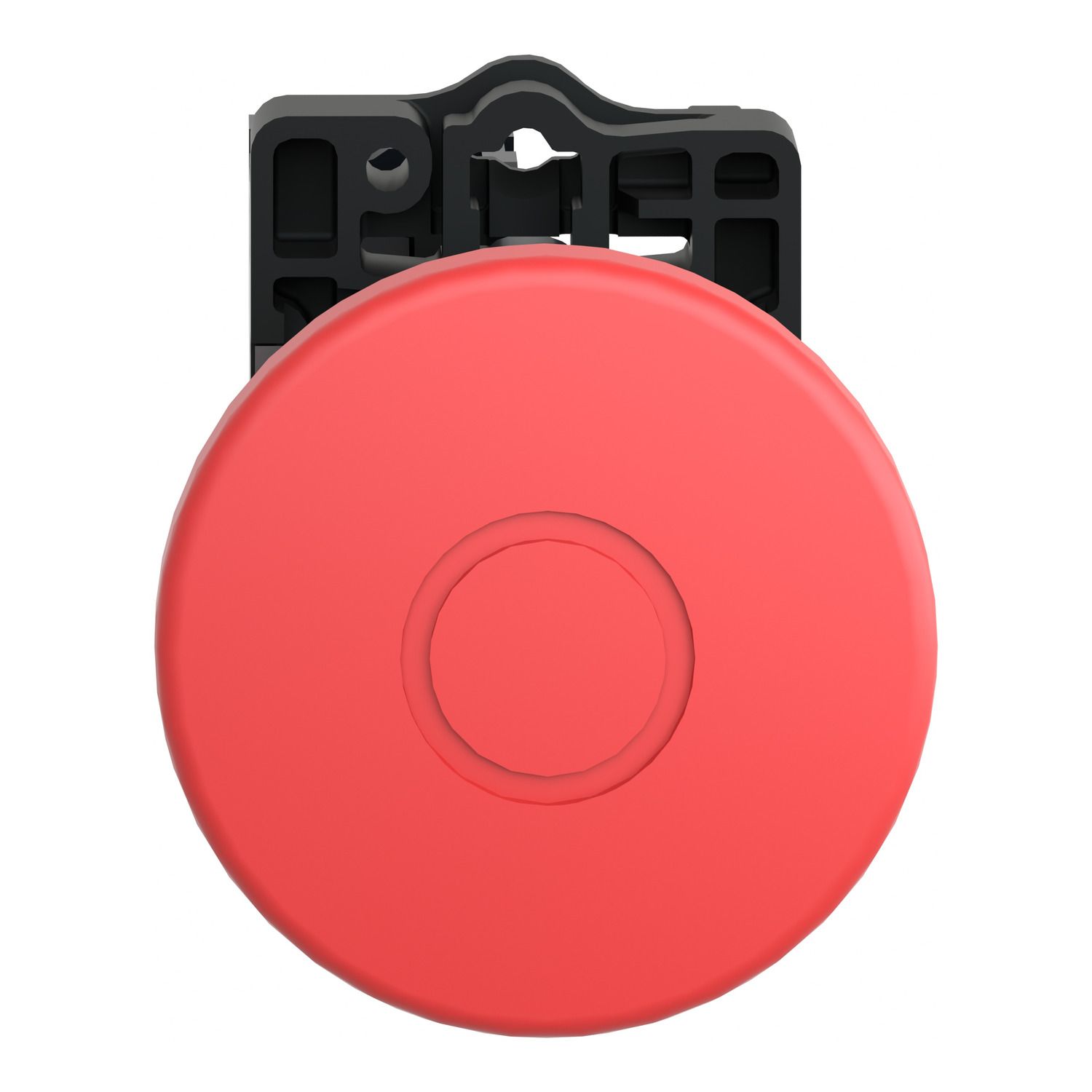 Picture of Complete emergency switching off push button, Easy Harmony XA2, plastic, red mushroom 40mm, 22mm, push pull, 1NC