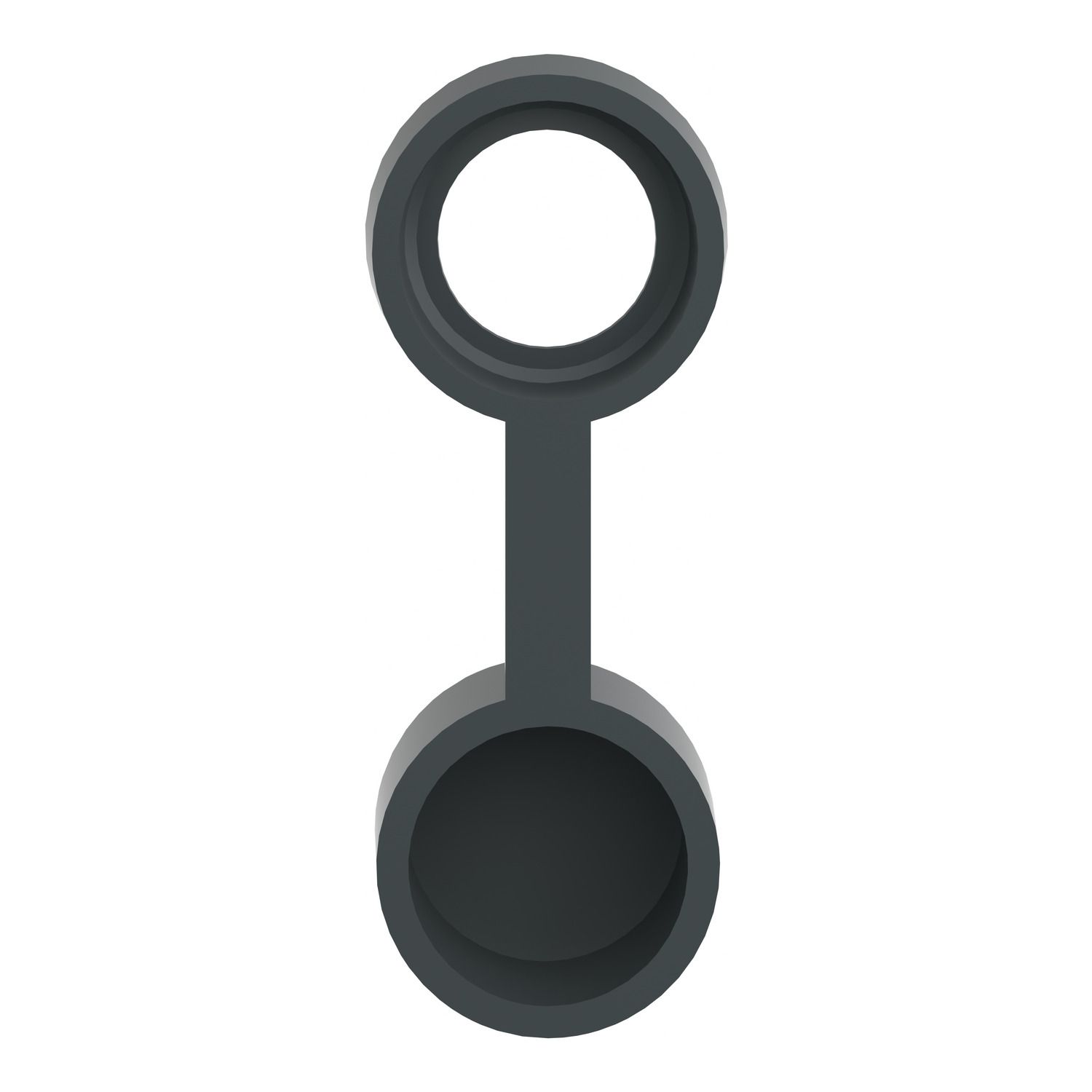 Picture of Protective cover, Harmony XB4, for 22mm push button head, plastic, black