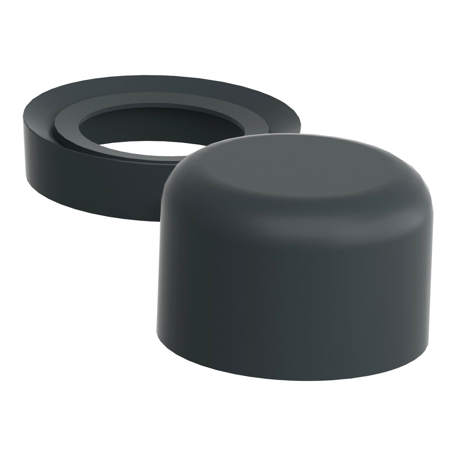 Picture of Protective cover, Harmony XB4, for 22mm push button head, plastic, black