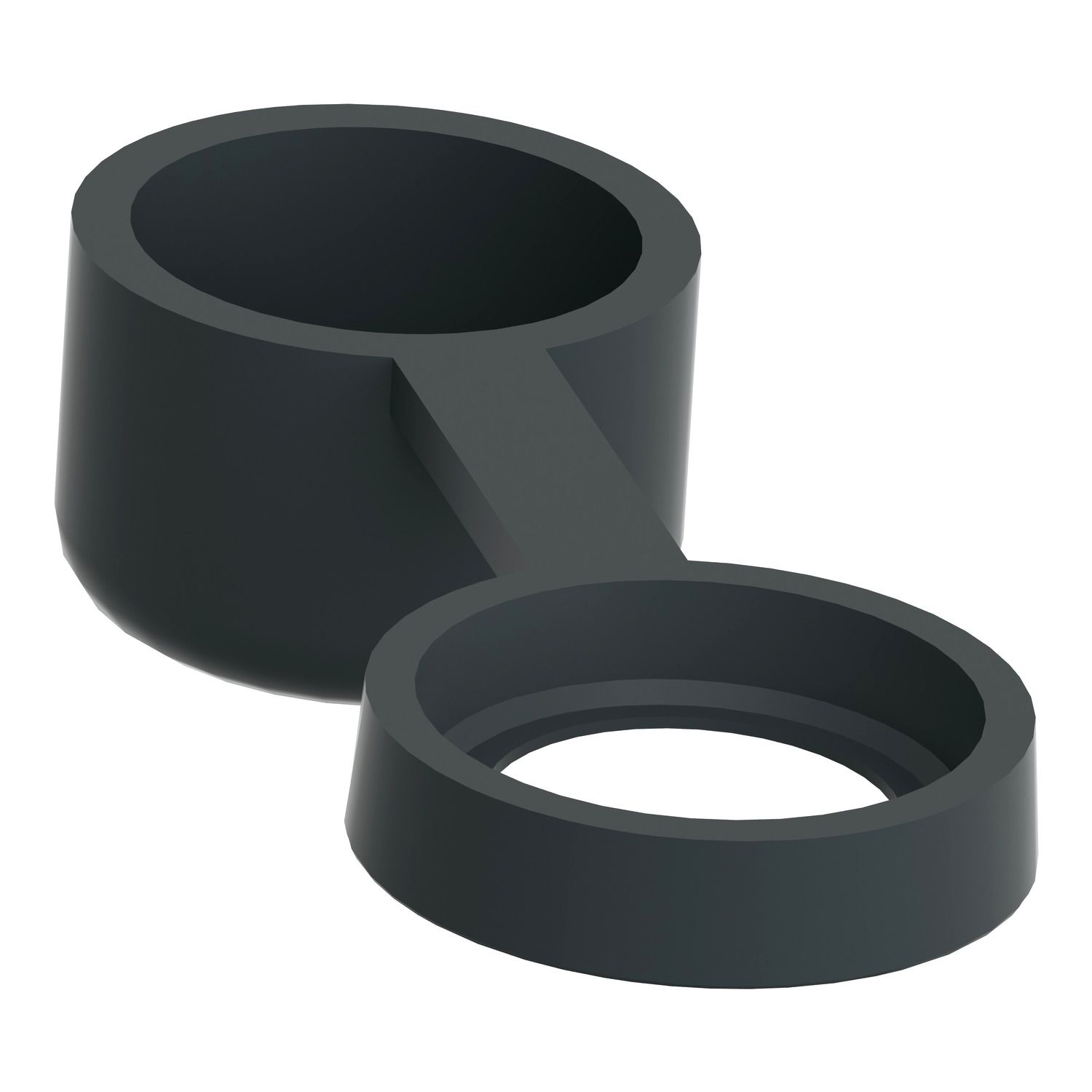 Picture of Protective cover, Harmony XB4, for 22mm push button head, plastic, black