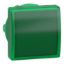Picture of Head for pilot light, Harmony XB5, square green, 22mm, with plain lens, universal LED