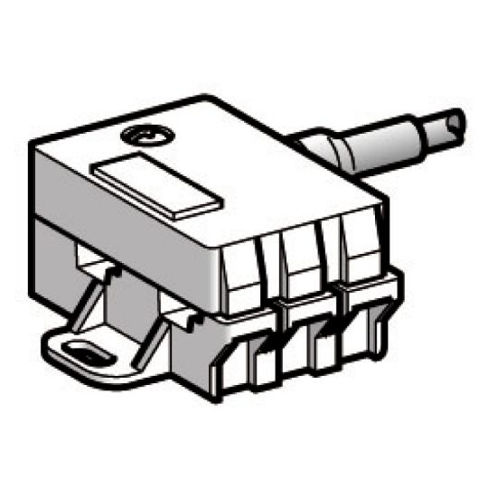 Picture of IP54 tap-off - 0.3 m - for connection to 2 flat cables - elbowed