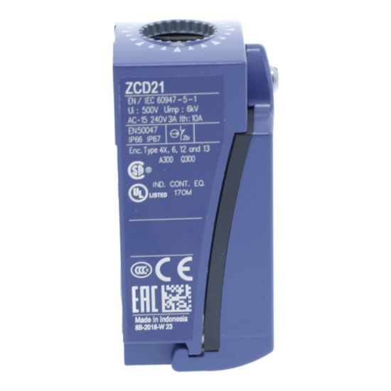 Picture of Limit switch body, Limit switches XC Standard, ZCD, compact, 2NC, slow break