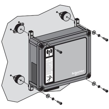 Picture of standard, Harmony eXLhoist, Kit silent blocks support for ZARB base station