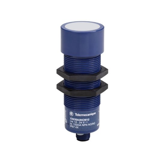 Picture of Ultrasonic sensors XX, ultrasonic sensor cylindrical M30, Sn 1 m, M12 connector