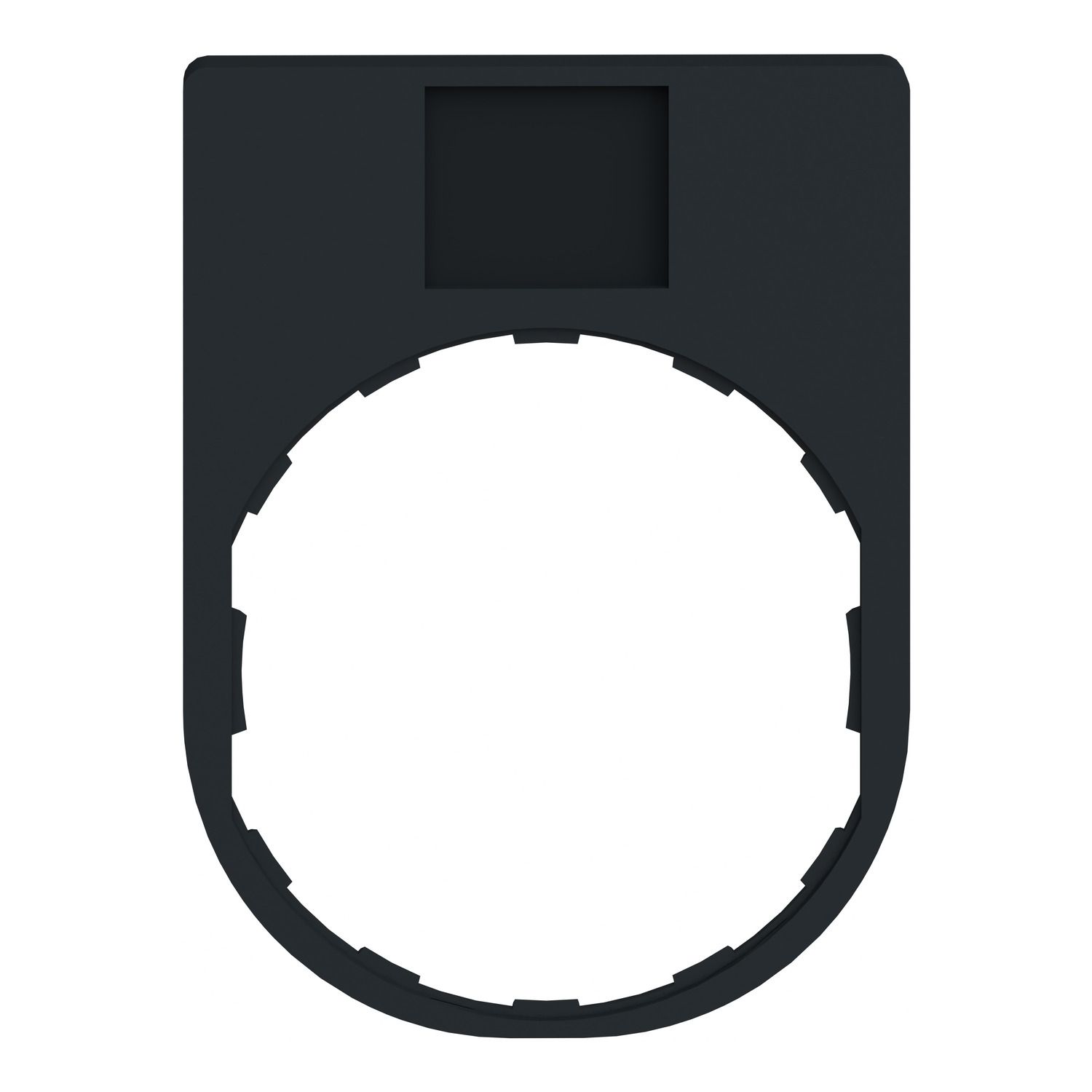 Picture of Legend holder, Harmony XB4, Legend holder 30 x 40mm, plastic, with legend 8x27mm, unmarked