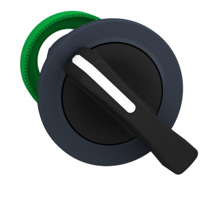 Picture of Head for selector switch, Harmony XB5, flush mounted black long handle 3 pos return r to c