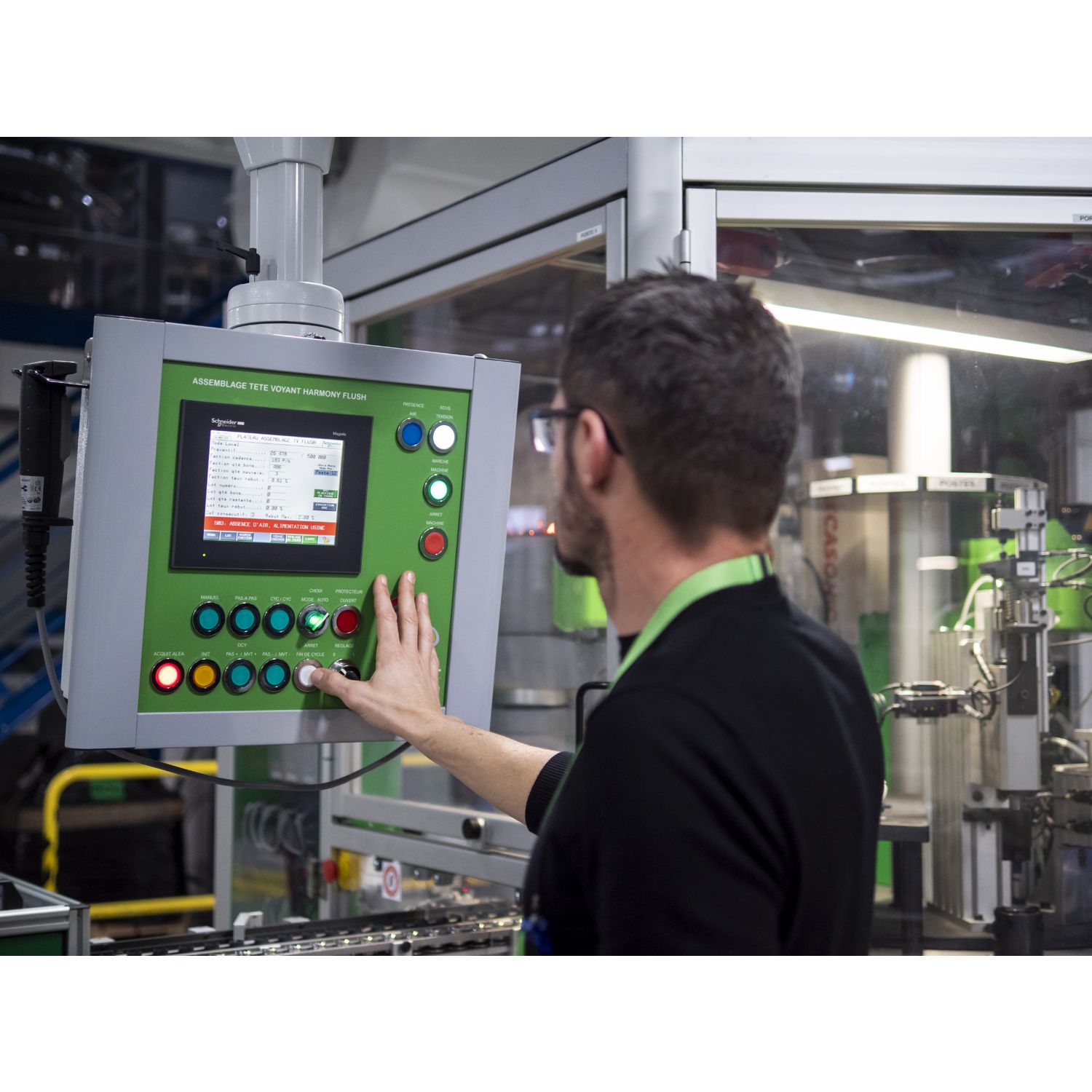 Picture of Light block, Harmony XB4, Harmony XB5, flashing, for head 22mm, universal LED,  screw clamp terminals, 240V