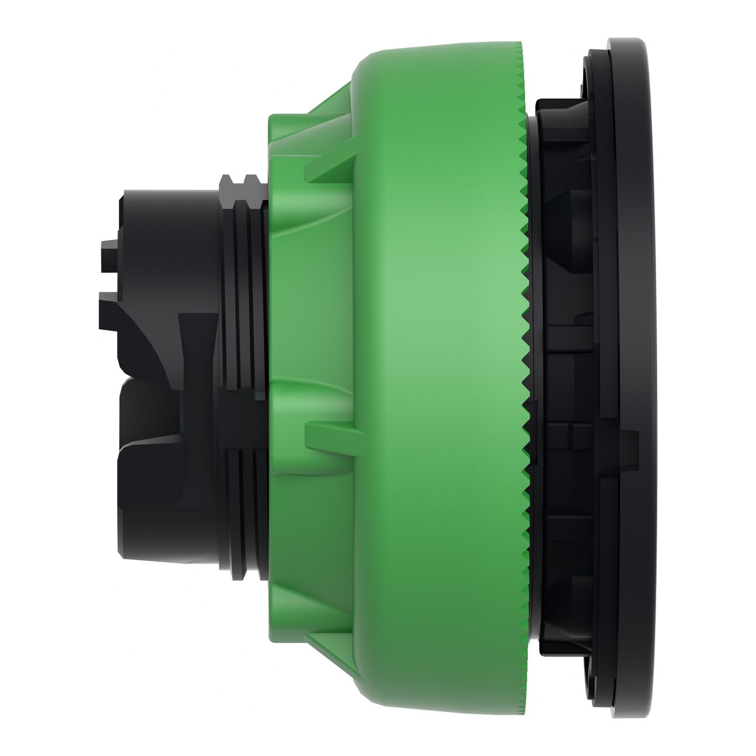 Picture of Head for pilot light, Harmony XB5, antimicrobial, plastic, orange, 30mm, universal LED, plain lens