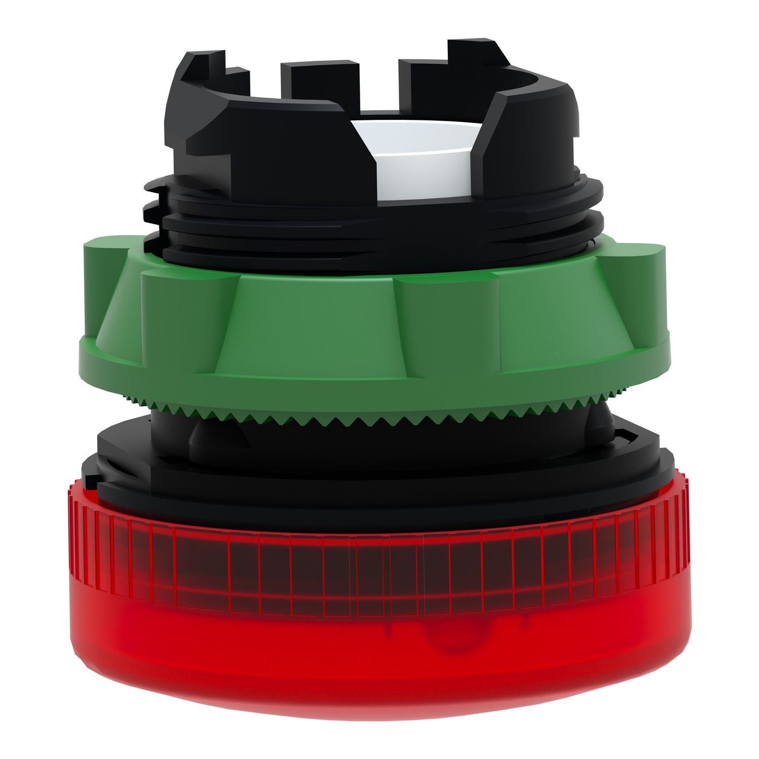 Picture of Head for pilot light, Harmony XB5, metal, red, 22mm, plain lens for BA9s bulb