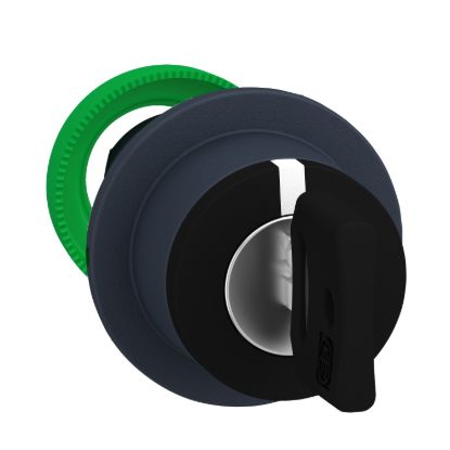 Picture of Head for key selector switch, Harmony XB5, flush mounted 455 3 pos return left to center