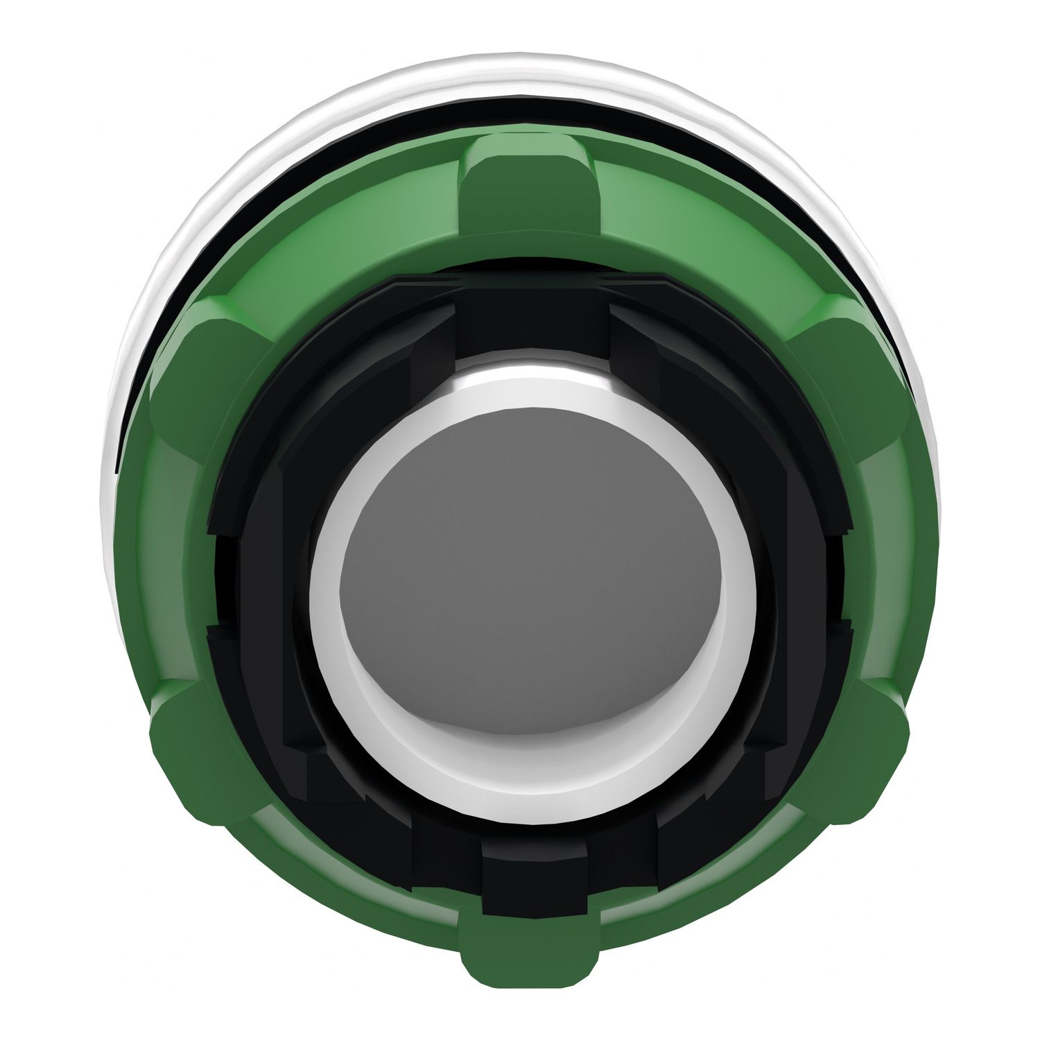 Picture of Head for pilot light, Harmony XB5, metal, white, 22mm, plain lens for BA9s bulb