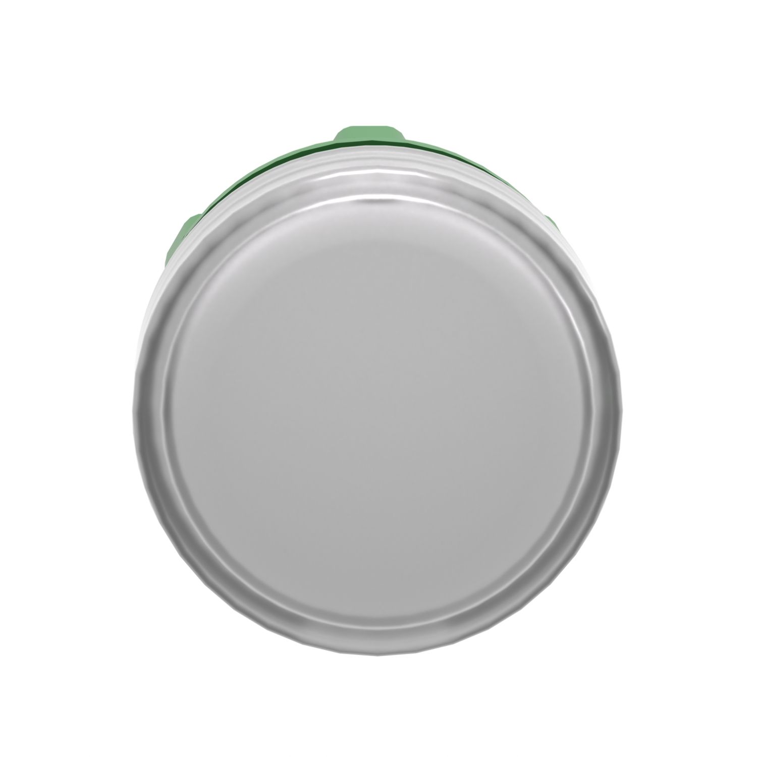 Picture of Head for Pilot light, Harmony XB5, plastic, white, 22mm, universal LED, plain lens